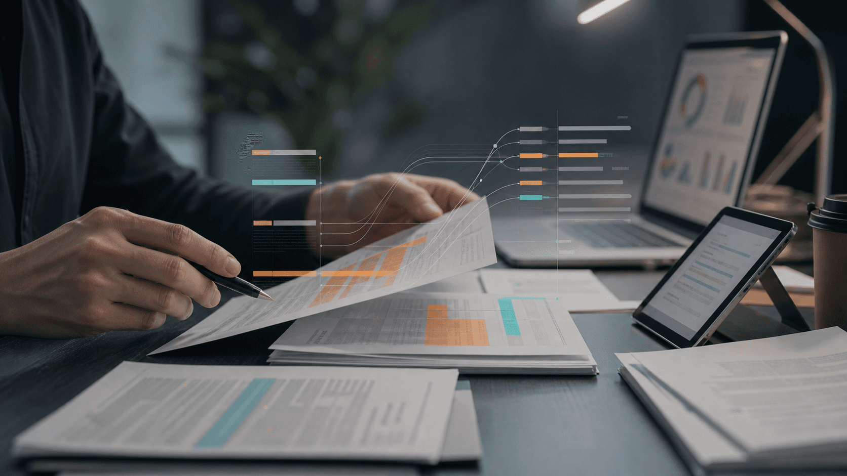 Reviewing project progress against a written scope
